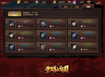 本城主就是有钱任性！《荣耀战国》良心市场货物多