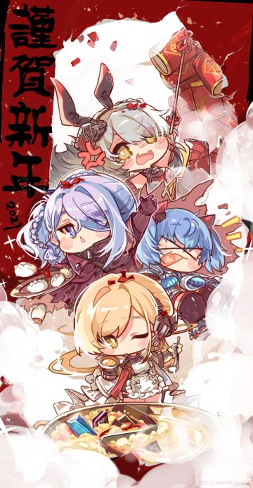 年初一，贺新岁，为您带来闪电小队贺年壁纸！