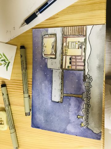 月兔的温泉度假