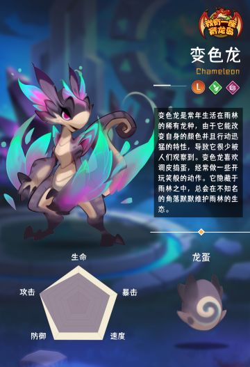 【萌龙信息卡】变色龙（L）‖自然&混沌