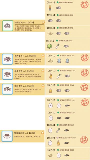 新手菜谱第8期：水族馆2级🐟🐟