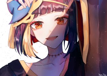 #角虫的腿部挂件#玩捉迷藏的话 输了的人要接受惩罚哦（源：P站@ゆんゆん）