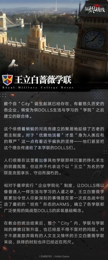 【灰烬战线】阵营介绍——王立白蔷薇学联