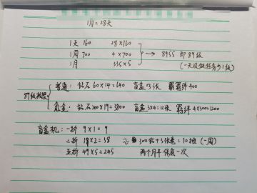 用小学数学的知识解答通行证钻石规划问题