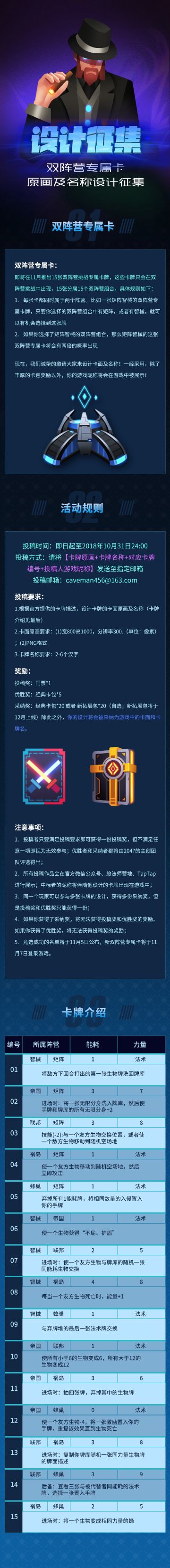 重磅|双阵营专属卡 原画及名称设计征集