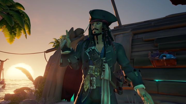 《盗贼之海》与《加勒比海盗》联动的全新预告片“盗贼之海:A Pirate's Life”截图