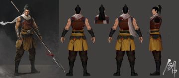 《剑中》门派|「戟盟」角色美术设计展示