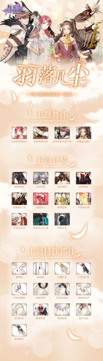 【螺旋圆舞曲鸟主题活动】这是个上天主题