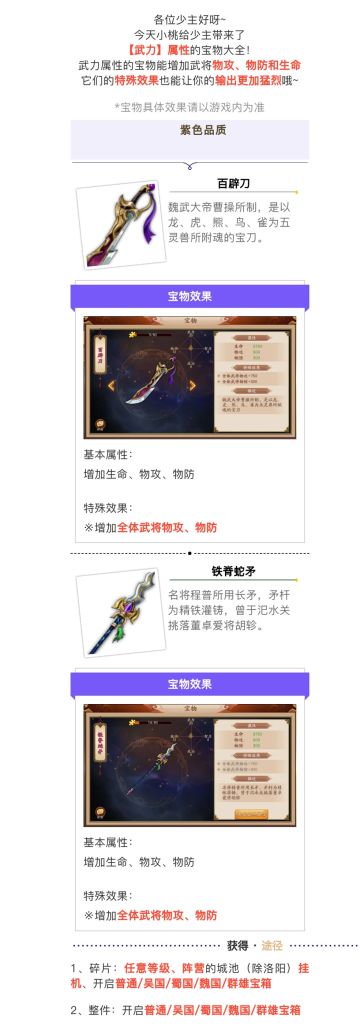 珍宝收集大全第三期！论武力，当然是要攻防一体！