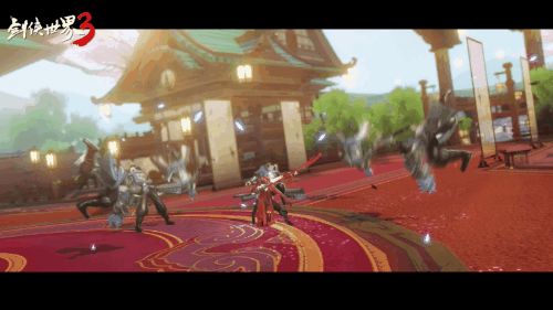 五侠战江湖!《剑侠世界3》全门派群像视频曝光!截图
