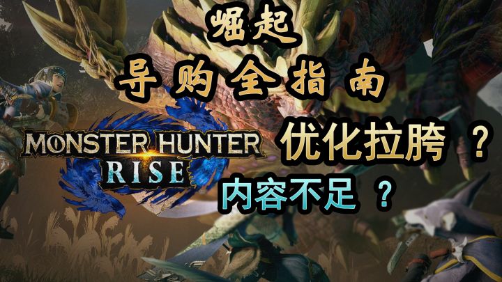 【怪物猎人崛起购买指南】不推荐抢PC首发,MHW依旧是新玩家的首选截图