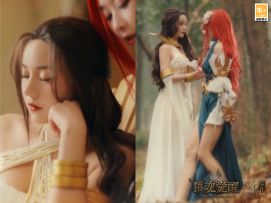 梦忆自然系女神暮色柔光《猎魂觉醒》幻晶龙尊享雕像亮相