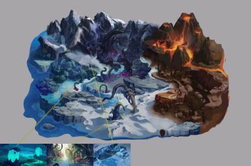 《生命法则》地图背景——“冰熔之地”