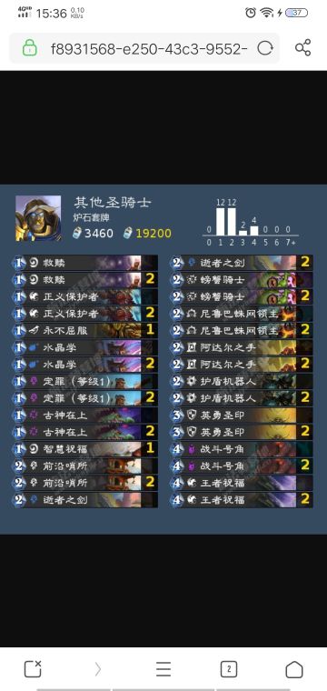 这几天我个人狂野天梯，最常见的4个卡组