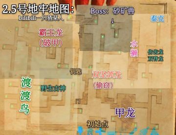 方舟手游2.5号地牢攻略（附简易地图）