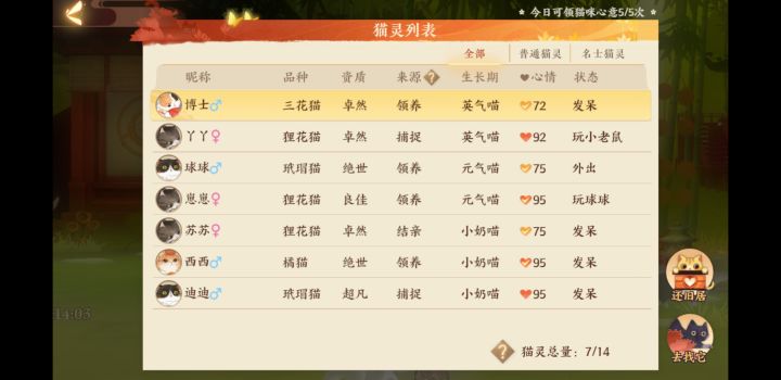 名仕百抽出3 给我这么多猫猫干啥呀截图