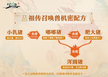 重磅系统爆料：神兽靠合成，成长全变型？