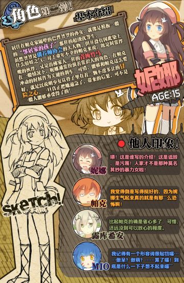 【角色介绍第二弹】妮娜（女主）﻿