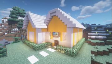 黄白色调的明亮小屋教程~住进来心情一定很好！