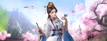 【佳人专题】——萧雪：冰雪少女入凡尘 竹林溪畔初见情