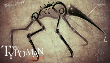 【Typoman设定集】创意十足，怪物设定未曝光原画公开