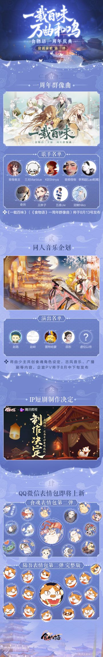 一周年庆典#资讯前瞻 第三弹#( •̀ ω •́ )✧