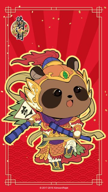 换上喜庆吉祥的门神壁纸迎新年吧！