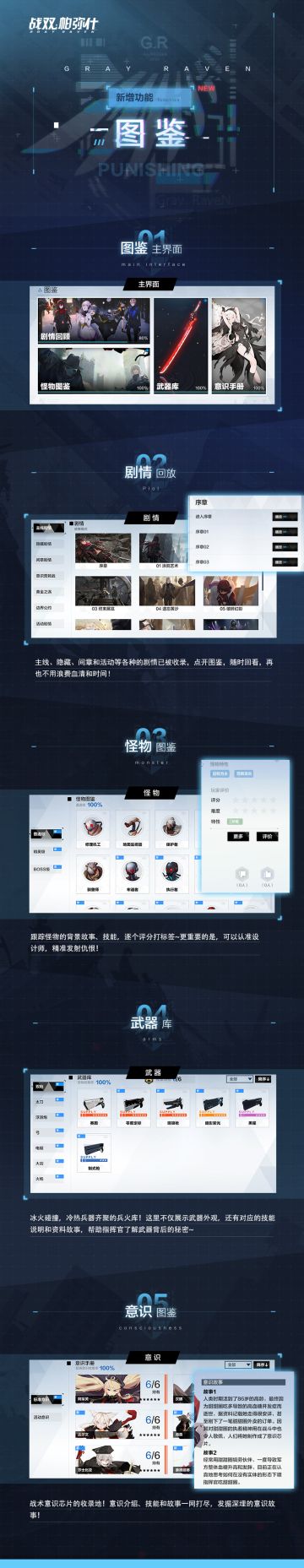 《战双帕弥什》新版本情报|图鉴功能