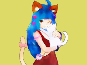 【填色作品欣赏】喵系列（第一期）