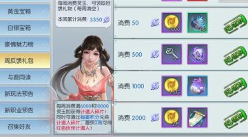 【图文攻略】周反馈礼包你注意过吗？这里东西不领后悔呐