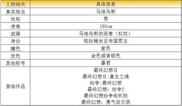 来自《最终幻想II》的终极反派BOSS——皇帝