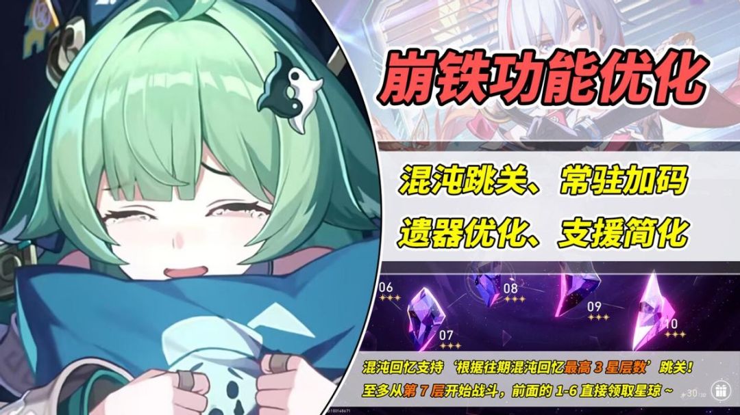 【V1.4攻略】摆烂大升级！混沌回忆支持跳关，常驻奖励再加360星琼截图