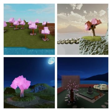 【创造营】樱花树&迷宫活动作品展示！