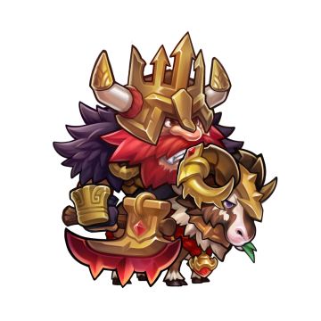 【爆料来了】飞斧投掷，狂暴之力！异界泰坦山羊骑士冲锋陷阵！