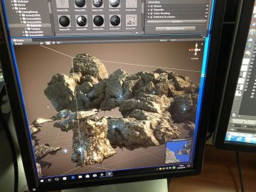 我们场景组的同事在不断改善光影表现效果