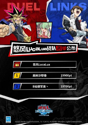 【决斗王中王】蓝方悠风LucaLua 战队成员集结完毕！