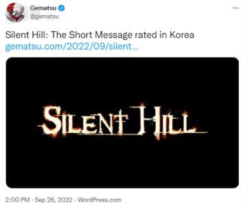 经典重启：科乐美将发布《寂静岭》新作消息