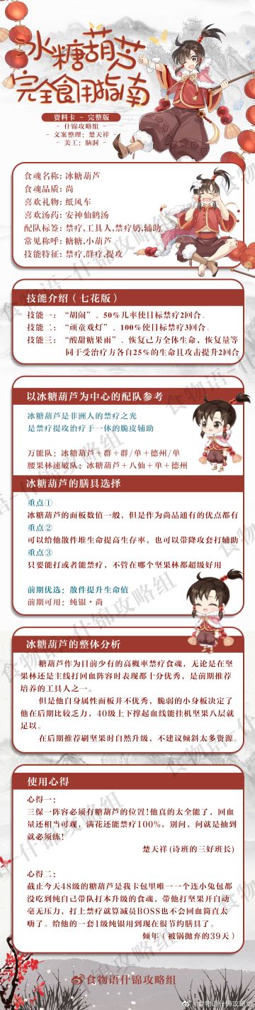 冰糖葫芦完全食用指南【什锦攻略组】