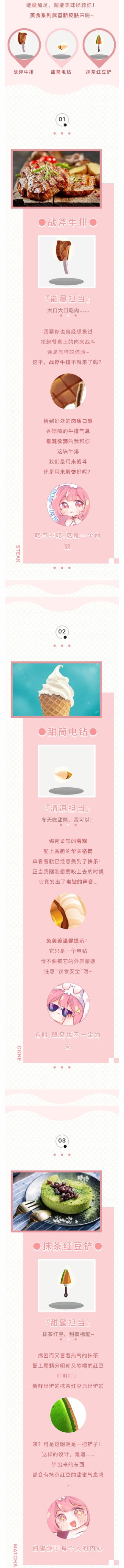 味蕾升级！美食系列武器新皮肤来啦~