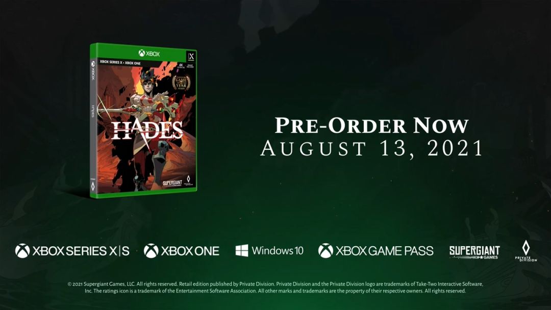 《HADES》加入XGP截图
