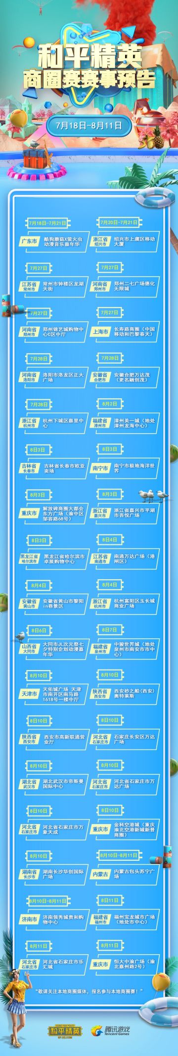 《和平精英》夏日商圈赛火热进行——这个夏天有你不炎热、有你才“和平”！