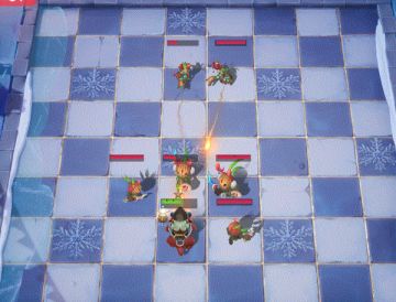 【新棋子GIF】火器大师1~3星的技能释放效果送上