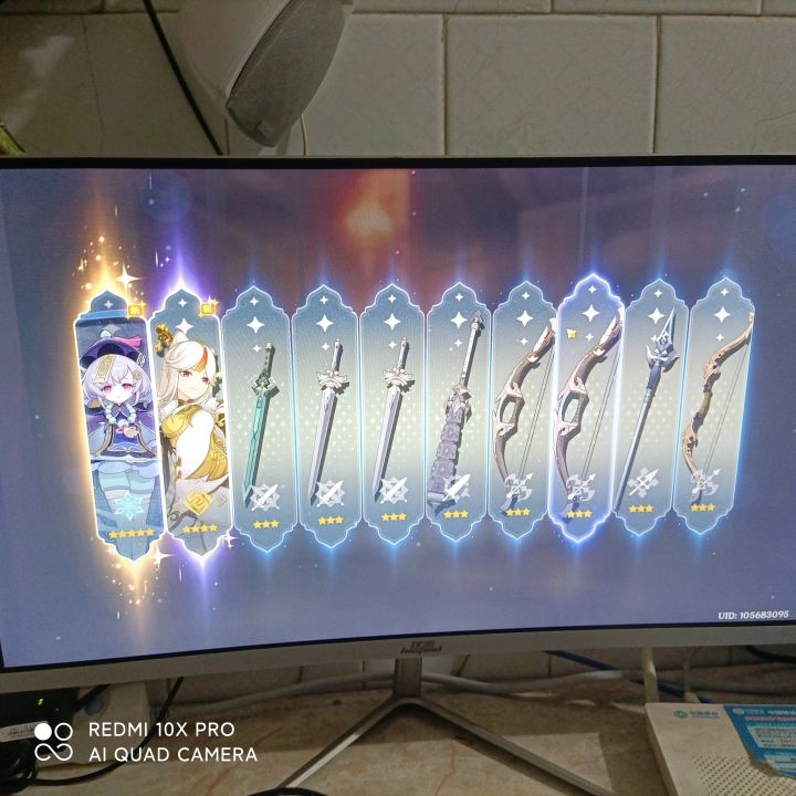 up池保底都能歪的还行。截图