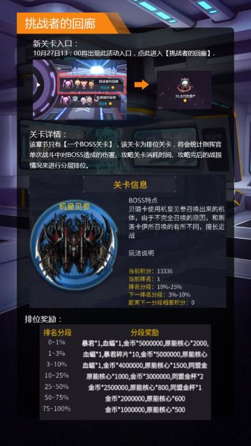 【新活动功能—挑战者的回廊】今日开启！！！