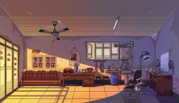 《世上英雄》开发日志③丨理发室场景介绍