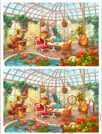 【开奖帖】花房找不同，赢绿钞+周边