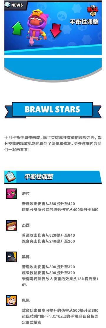 十月版本更新-平衡性调整:沙迪削弱，部分英雄属性调整