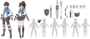 男女主角设定图公开