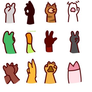 「同人推荐」第2期-猜猜都是谁的手？