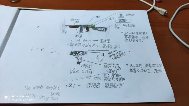 “黑帮”主题枪皮灵感图截图